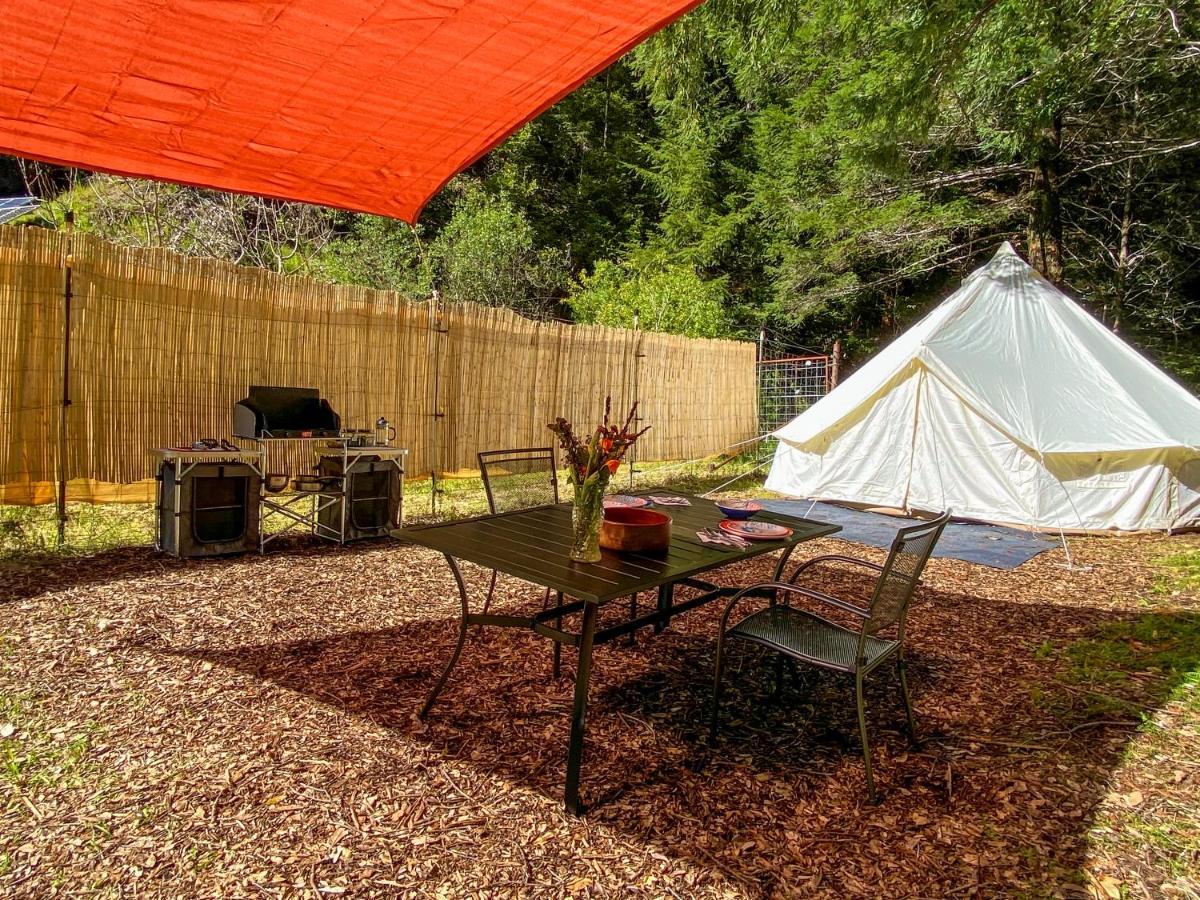 ホテル Glamping In The Redwoods With A Hot Tub! ガーバービル エクステリア 写真